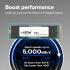 Crucial E100 1TB M.2 2280 NVMe PCIe Gen 4x4 Internal SSD Up to 5000 MB/s