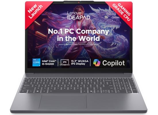 Lenovo NEW IdeaPad Slim 3 (2025) 13th Gen Intel Core i5 13420H 8-Cores High-Performance Processor w/ DDR5 Memory & IPS Full HD Display - Luna Grey