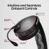 HyperX Cloud Jet Dual Wireless & Bluetooth Gaming Headset Signature HyperX Sound Swivel-to-mute Boom Mic Up to 25 hours of Playtime Intuitive Audio Controls , Black