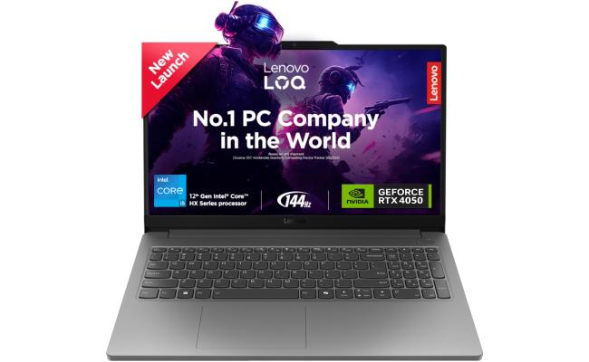 Lenovo NEW LOQ Essential (2024) 12Gen Intel Core i5 12450HX 8-Cores AI-Powered Gaming PC w/ Nvidia RTX 2050 4GB & 2 Years Warranty, Luna Grey