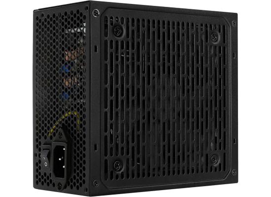 AeroCool LUX RGB 650W 80 Plus Bronze up to 88%+ efficiency 30% Increased Ventilation, Silent 12cm Black Fan with Speed Control, Black