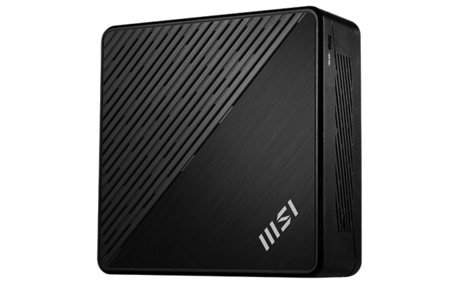 MSI Cubi N (2023) Mini PC Barebone 0.7L Intel 12Gen N100 4-Cores For Home & Business Support Matrix Display & Dual Lan
