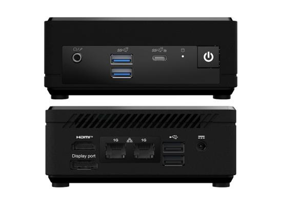 MSI Cubi N (2023) Mini PC Barebone 0.7L Intel 12Gen N200 4-Cores For Home & Business Support Matrix Display & Dual Lan