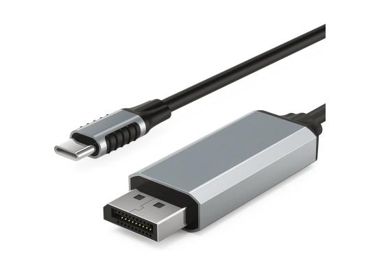 COTECi OF-014 Type-C to DisplayPort 1.4, 4K 60Hz Cable 1.8M - Gray product thumbnail 2