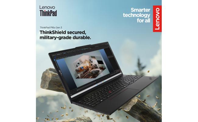 Lenovo NEW ThinkPad P16s Gen 3 (2024) Mobile Workstation Intel® Ultra 7 155H HIGH Performance 16-Core Intel® AI Boost w/ OLED 4K Display & Nvidia RTX 500 Ada 4GB Graphic Card