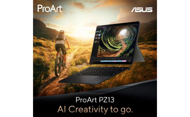 ASUS ProArt PZ13 Detachable (2024) HT5306QA Copilot+ PC Snapdragon X Plus 10-Cores AI-Accelerated 2-in-1 Touch (512GB/16GB) w/ OLED 2.8K Display & Backlit Keyboard - Black