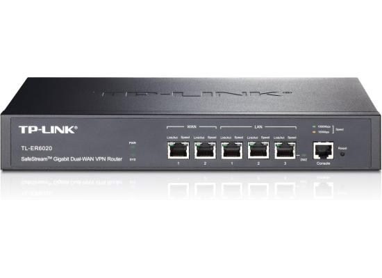 TP-Link SafeStream TL-ER6020 Gigabit Broadband Desktop/Rackmount VPN Router, 940M NAT throughput, 40k Concurrent Sessions, 64 IPSec VPN Tunnels, VLAN, Multi-NAT, 4 WAN Load balance or auto failover product thumbnail 2