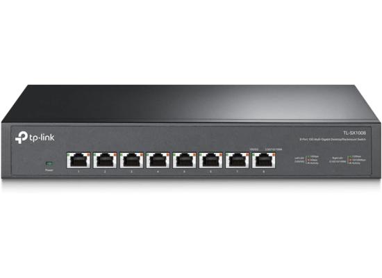 TP-Link TL-SX1008 | 8 Port 10G/Multi-Gig Unmanaged Ethernet Switch | Desktop/Rackmount | Plug & Play | Sturdy Metal Casing | Speed Auto-Negotiation product thumbnail 2