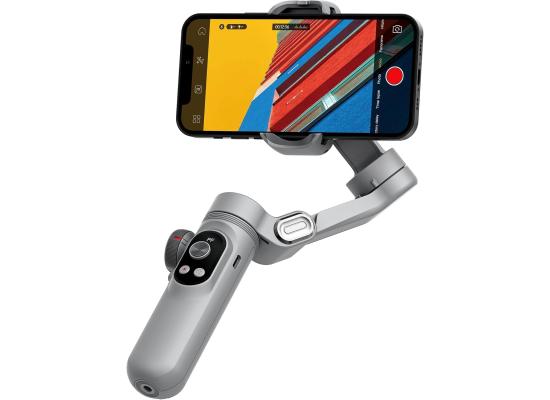 WiWU Wi-SE007 Phone Gimbal Stabilizer Three-axis Handheld Anti-Vibration Auto Tracking Detachable Tripod Selfie Stick - Grey product thumbnail 2