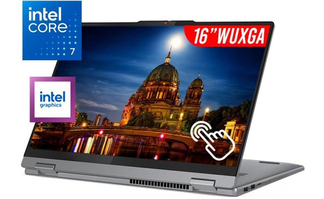 Lenovo IdeaPad 5 16" (2024) NEW Intel Core 7 10-Cores 2-in-1 Touch Display  w/ 360° Touch Display & Full Aluminium Surface - Luna Grey