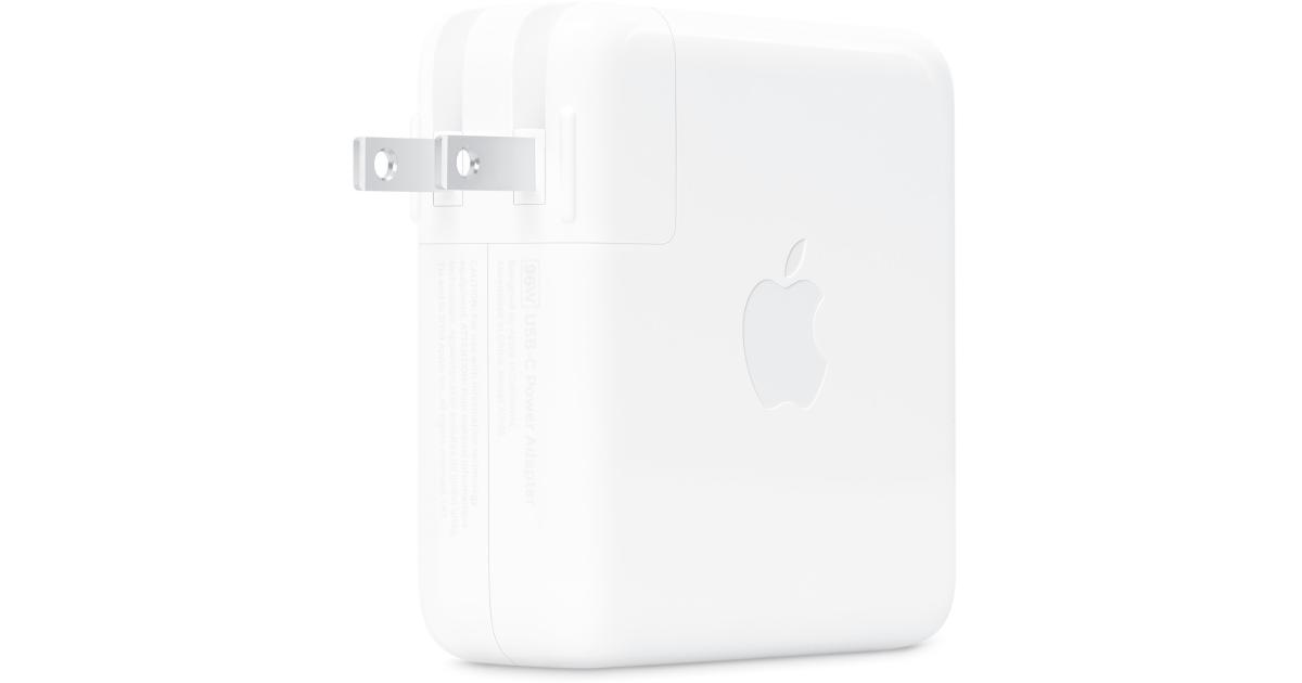 محول طاقة USB-C من Apple بقدرة 96 وات متوافق مع العديد من أجهزة USB-C وكابلات الشحن USA Outlet