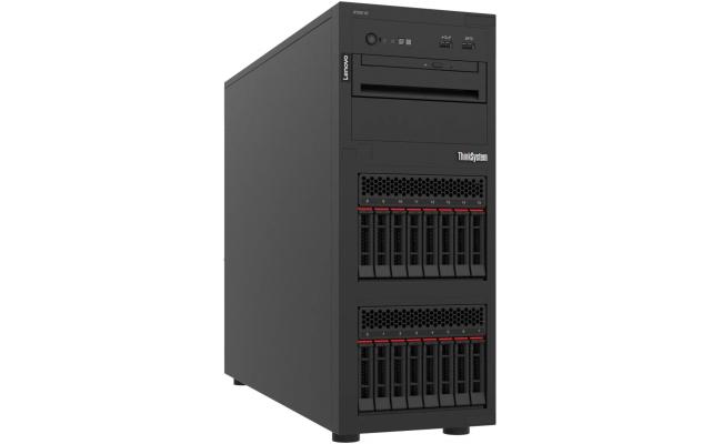 Lenovo ThinkSystem ST250 V2 Intel Xeon E-2356G up to 4.6GHz 6-Cores w/ 32GB Memory Enterprise-Level Tower Server