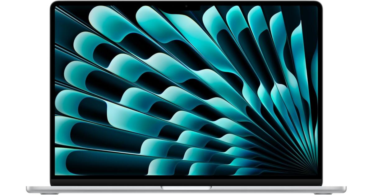 Apple NEW MacBook AIR 15 (2025) Apple M4 (512GB/24GB) 10‑Core CPU & 10‑Core GPU Retina True Tone , Silver