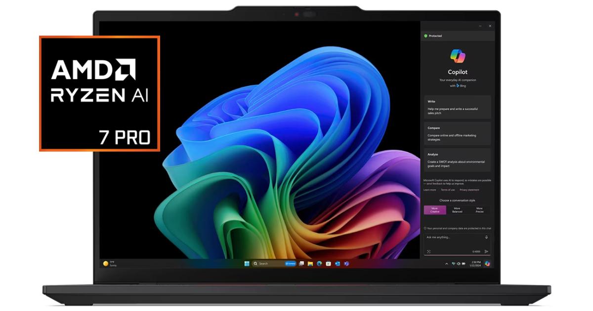 Lenovo ThinkPad T14s Gen 6 NEW Ryzen AI 7 PRO 360 8-Core AI-Mobile