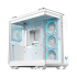 ASUS TUF GT502 Horizon ARGB Dual Chamber Design Independent Cooling Zones for The CPU & GPU w/ Pre-installed 4 ARGB Fans - White