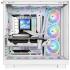 Thermaltake View 380 XL TG ARGB Mid Tower PC Case, 4x 120mm aRGB Lite Pre-Installed Fans, Up to 360mm Radiator & 10x Fan Support, USB Type-C x1, USB 3.0 x2, HD Audio, White