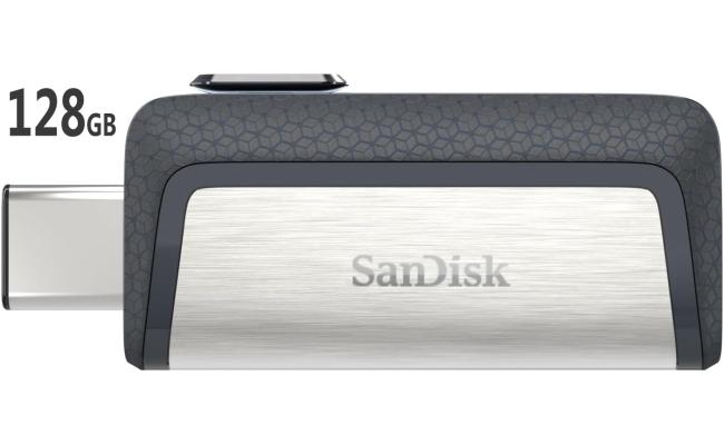 SanDisk Ultra 128GB Dual USB Type-C & USB Flash Drive, Speed Upto 150Mbps For Easily Free up Space On Your iPhone 15 Plus/Pro/Max or USB Type-C Smartphone