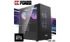 CC Power 580-102 Gaming PC 13Gen Intel Core i3 4-Cores w/ AMD Radeon RX 580 GTS 8GB GDDR5 & Advance Air Cooler