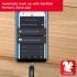 SanDisk 512GB Ultra Dual Drive Go 2-in-1 Flash Drive Type-A & Type-C Connectors, USB 3.2 Gen 1, 150 MB/s Max Read Speed, Swivel Cover with Keyring Hole, For Windows & MAC & Android , Black