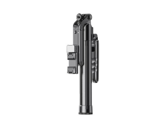 RTAKO - All-terrain 360° face tracking selfie stick - portable anti-shake, selfie live broadcast - Black