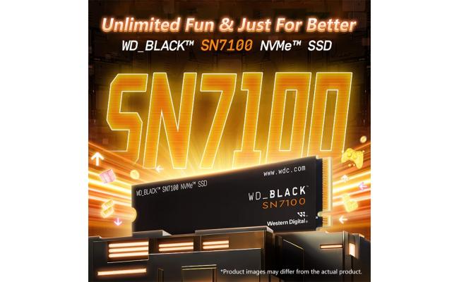 WD BLACK SN7100 1TB NVMe Gen4 PCIe M.2 2280 SSD TLC 3D NAND Internal Solid State Drive up to 7,250MB/s