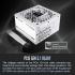 Thermaltake Toughpower GT 850W ATX 3.1 80 Plus Gold Fully Modular Smart Zero Fan; Native 450W PCIe 5.1 Connector , White
