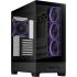 ASUS A31 Plus TG ARGB ATX 4x Pre-Installed ARGB Fans, Glass Front Panel, Compatible with Hidden Port Motherboards, 360mm Radiators, 380mm Graphics, Black