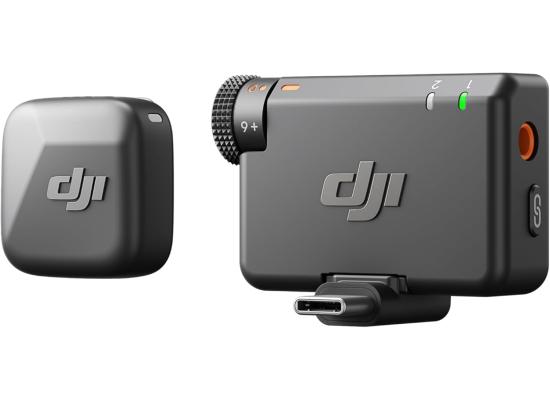 DJI Mic Mini (1 TX + 1 RX), Wireless Lavalier Microphone for iPhone/Camera/Android, Ultralight, Detail-Rich Audio, Noise Cancelling, Automatic Limiting, Vlog, Streaming, 400m Transmission