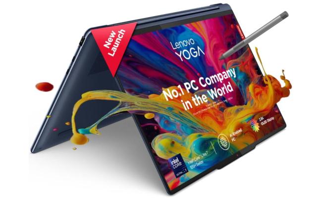 Lenovo Yoga 9 2-in-1 (2024) AI PC NEW Intel Core Ultra 7 155H High-Performance Processor 16-Cores w/ 2.8K OLED 120Hz Touch Screens & BIG Battery - Cosmic Blue