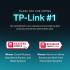 Tp-link Archer BE220 Dual-Band BE3600 WIFI 7 Dual-Band Wi-Fi 7 Router WiFi 7 Up to 3.6Gbps Speeds, Full Gigabit WAN/LAN Ports, 4 External Antennas, EasyMesh