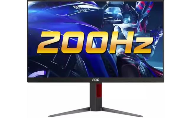 AOC 24G4H 24" Fast IPS Full HD 200Hz 0.3ms 126% sRGB HDR 10 Adaptive-Sync w/ HDMI & DP Interface & Adjustable Stand - Black & Red