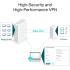 TP-Link ER8411 Enterprise Wired 10G VPN Router Up to 10 WAN Ports High Network Capacity SPI Firewall Support Omada SDN Load Balance Lightning Protection