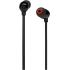 JBL Tune 125BT Wireless In Ear Headphone, Pure Bass Sound, Bluetooth 5.0, 16 Hour Battery Life, 96dB SPL/1mw Sensitivity, 20 Hz – 20 kHz Frequency, 16 Ohms Impedance, Black