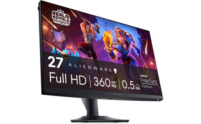 Dell Alienware AW2724HF 27" Full HD Fast IPS 360Hz (OC) HDR10 0.5 ms 1.07 Billion Colors 100% sRGB 95% DCI-P3 Adaptive-Sync 1x HDMI 2x DP & USB Hub