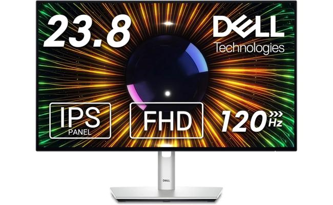 Dell UltraSharp U2424H 24" IPS Full HD 120Hz w/ Brilliant Colors , Auto Brightness & Color Temperature Adjustmemt w/ USB C - Silver