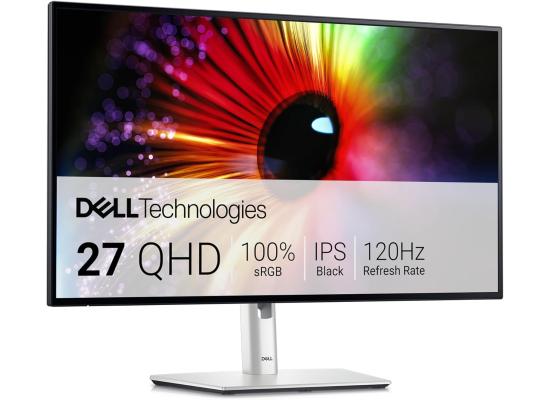 Dell UltraSharp U2724D 27" IPS QHD 2K 120Hz w/ Brilliant Colors , Auto Brightness & Color Temperature Adjustmemt w/ USB C - Silver