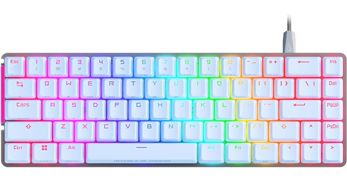 65% Keyboard Gaming Ace Falchion 【美品】ROG ASUS Keyboard Mechanical Gaming Compact RGB 65% Ace Falchion ROG キーボード