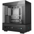 DeepCool CH690 DIGITAL Mid Tower w/ Semi-Glass Panel & Digital Display For Real-Time Monitoring Support 420mm Radiator & Rear Connector , Black