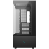 DeepCool CH690 DIGITAL Mid Tower w/ Semi-Glass Panel & Digital Display For Real-Time Monitoring Support 420mm Radiator & Rear Connector , Black