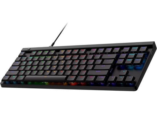 Logitech G G515 Gaming Mechanical Keyboard, Lightspeed, Tkl, RGB Backlit, USB, Qwerty, US, Key Switch Gl Tactile, Black