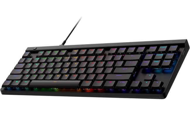 Logitech G G515 Gaming Mechanical Keyboard, Lightspeed, Tkl, RGB Backlit, USB, Qwerty, US, Key Switch Gl Tactile, Black