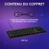 Logitech G G515 Gaming Mechanical Keyboard, Lightspeed, Tkl, RGB Backlit, USB, Qwerty, US, Key Switch Gl Tactile, Black