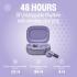 JBL Live Beam 3 Wireless Earbud Headphones, Up to 48 Hours Battery Life, Personi-fi 3.0, True Adaptive Noise Cancelling & Signature Sound, IP55 Waterproof, with Earplugs, Purple