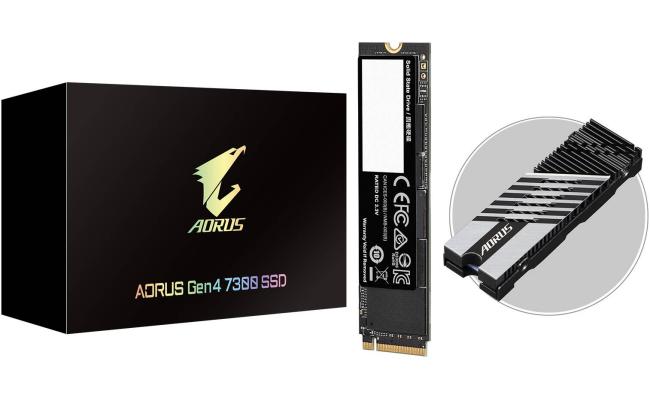 GIGABYTE AORUS 1TB Gen4 PCI-Express 4.0x4, NVMe 2.0 M.2 2280 Up to 7,300 MB/s Sequential Read & Up to 6,000 MB/s Sequential Write