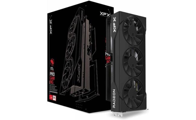 XFX Swift AMD Radeon RX 9060 XT OC Triple Fan Gaming Edition 16GB GDDR6 128-Bit Memory, 3320 MHz Boost Clock, 2048 Stream Processors, 20 Gbps Memory Clock, PCI-E 5.0 , Black
