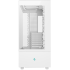 DeepCool CH690 DIGITAL Mid Tower w/ Semi-Glass Panel & Digital Display For Real-Time Monitoring Support 420mm Radiator & Rear Connector , White
