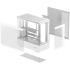DeepCool CH690 DIGITAL Mid Tower w/ Semi-Glass Panel & Digital Display For Real-Time Monitoring Support 420mm Radiator & Rear Connector , White