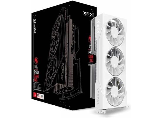 XFX Swift AMD Radeon RX 9060 XT OC Triple Fan Gaming Edition 16GB GDDR6 128-Bit Memory, 3320 MHz Boost Clock, 2048 Stream Processors, 20 Gbps Memory Clock, PCI-E 5.0 , White