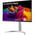 LG 27UP850K Ultrafine 27" IPS 4K UHD (3840 x 2160) HDR 400, DCI-P3 95% Built-in Speaker, HDMI, DisplayPort, USB Type-C 90W PD, Tilt/Height/Pivot Adjustable Stand, White