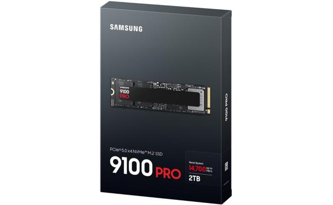 Samsung 9100 PRO 2TB Internal SSD , PCIe 5.0 x4, NVMe 2.0, up to 14,800 SSD Designed for Professionals and Gamers, Compatible with PC and Playstation 5